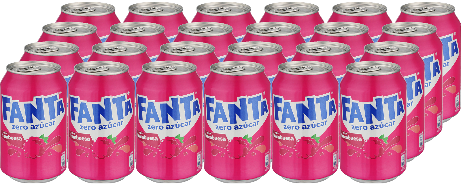 Fanta Zero Frambuesa Import (24 x 0.25 l)