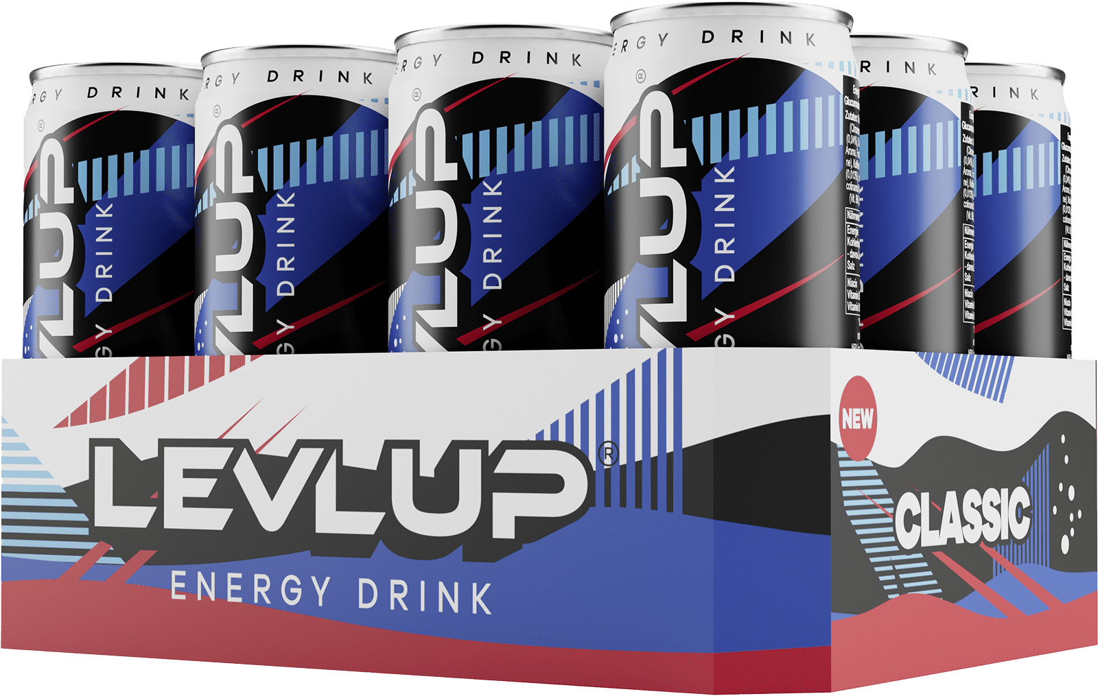 LevlUp Energy Drink Classic (12 x 0.33 l)