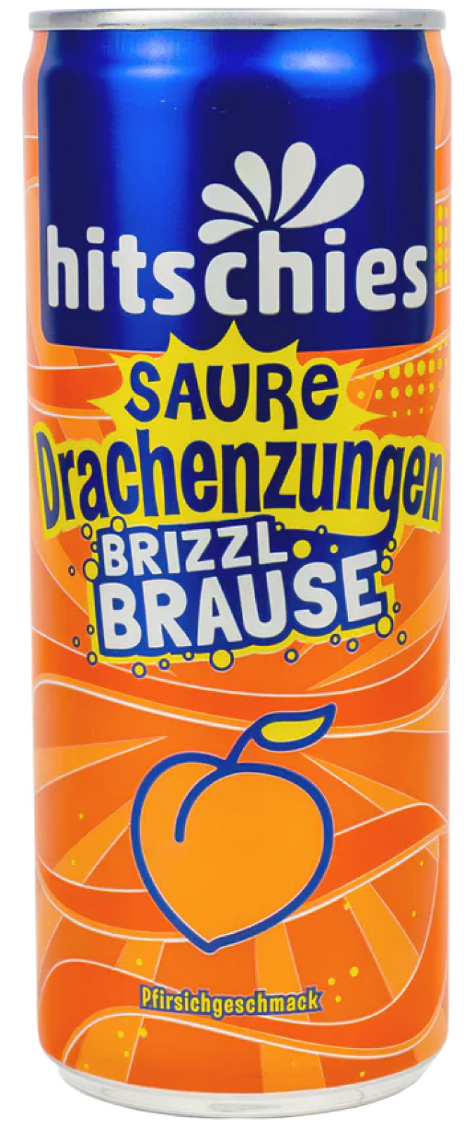 Hitschies Saure Drachenzungen Brizzl Brause Pfirsich (1 x 0.25 l)