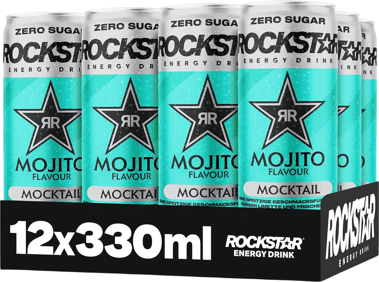 Rockstar Mocktail Mojito Flavour (12 x 0.5 l)