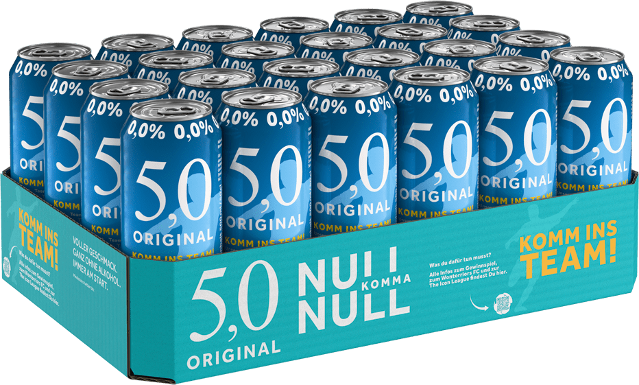 5,0 Original 0,0% (24 x 0.5 l)