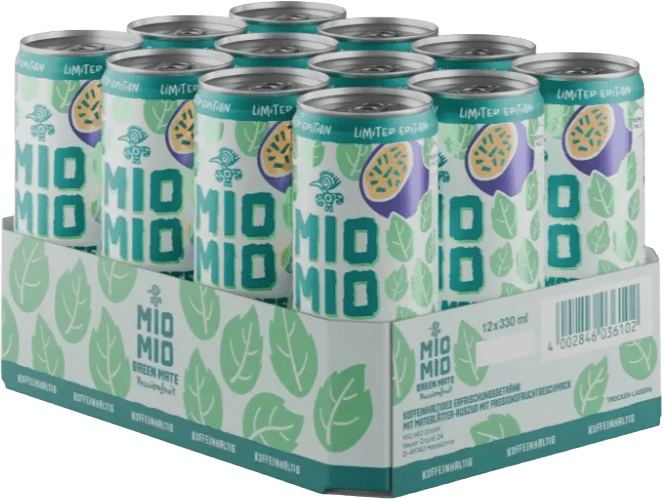Mio Mio Green Mate Passionfruit (12 x 0.33 l)
