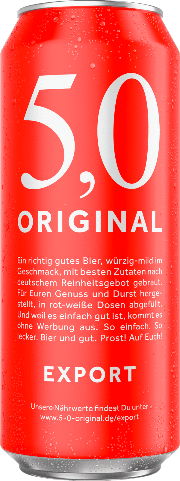 5,0 Original Export (1 x 0.5 l)