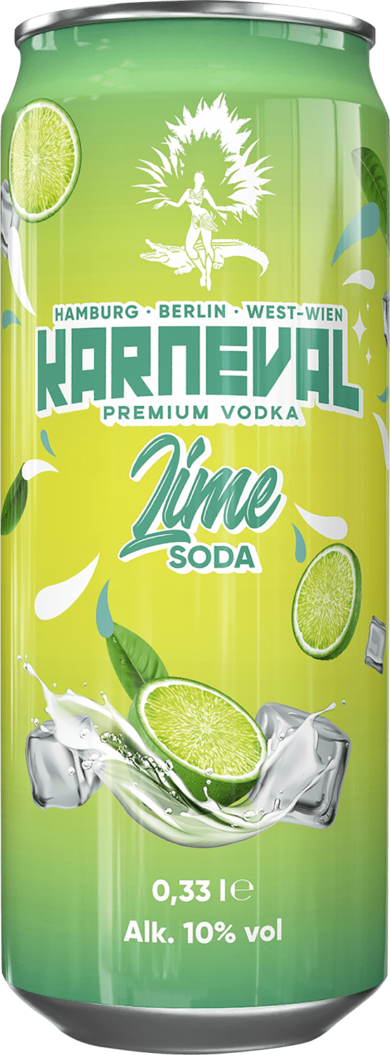 Karneval Vodka Lime Soda (1 x 0.33 l)