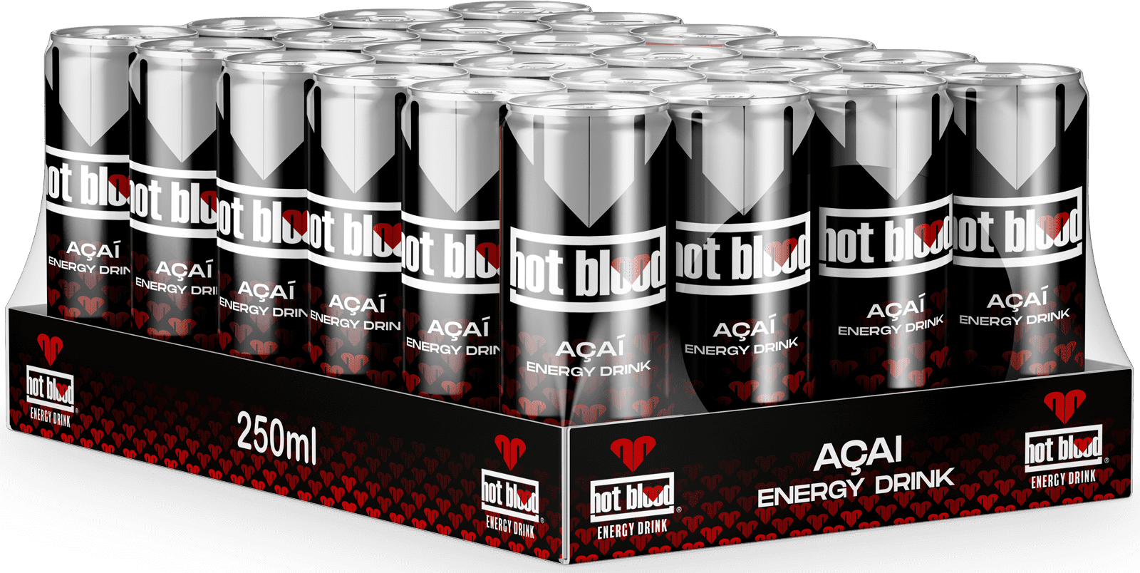 Hot Blood Energy Acai (24 x 0.25 l)