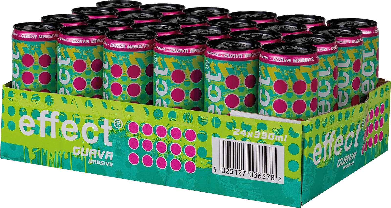 effect Flavoured Energy Guava Massive (24 x 0.33 l)