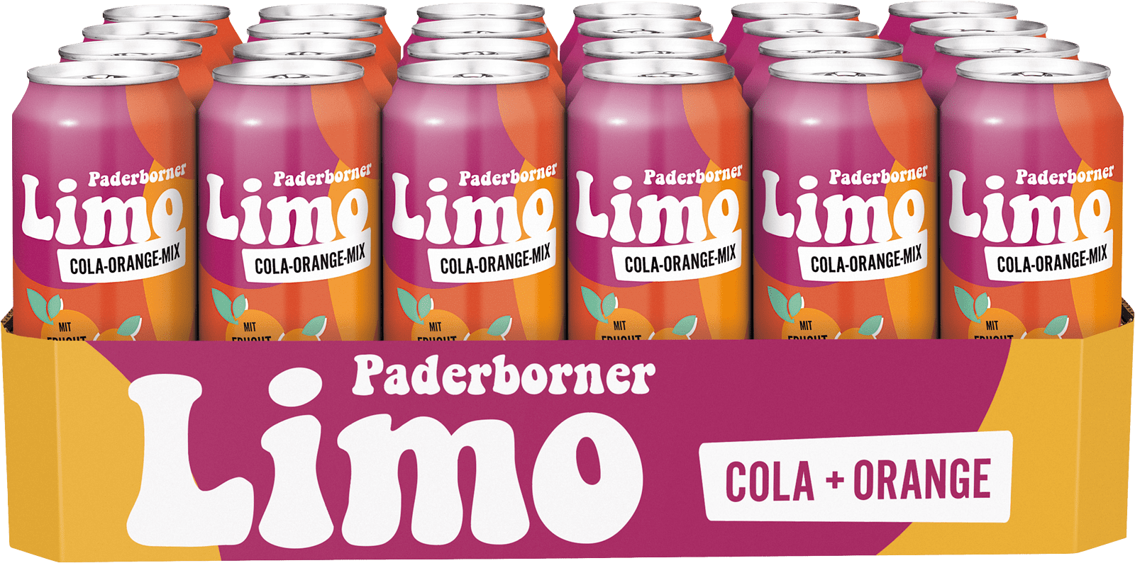 Paderborner Limo Cola-Orange Mix (24 x 0.5 l)