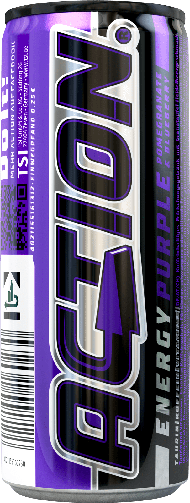 Action Energy Purple (1 x 0.25 l)