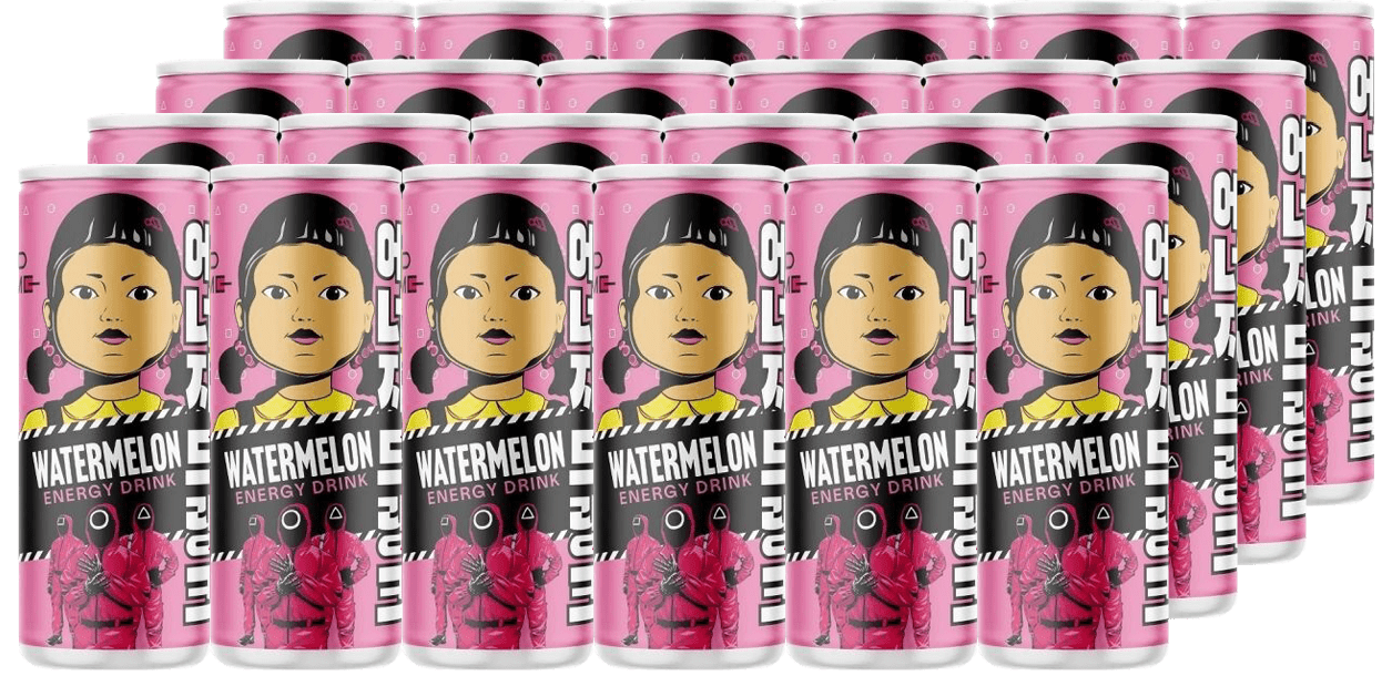 Squid Game Energydrink Watermelob Import (24 x 0.25 l)