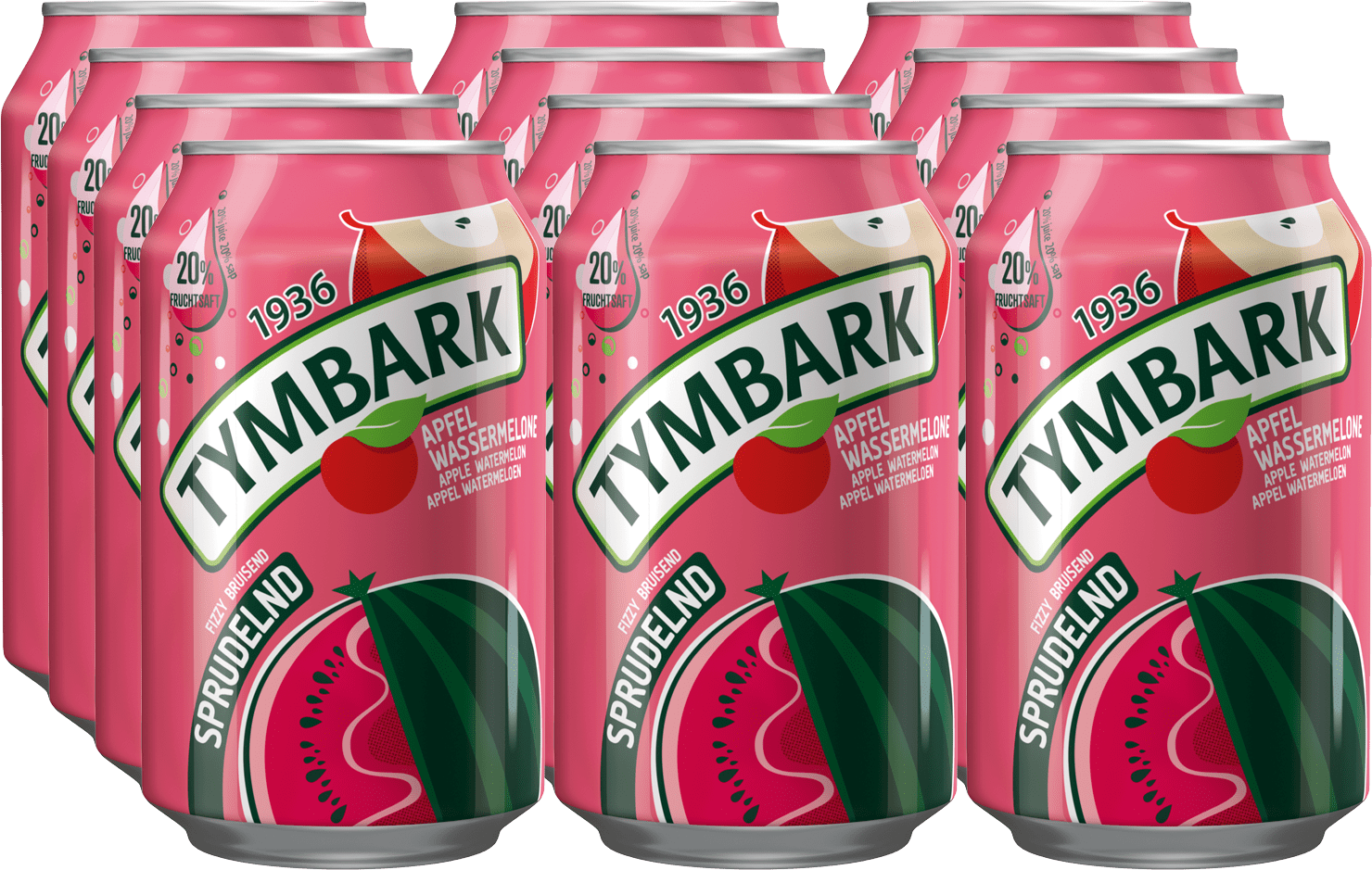 Tymbark Apfel-Wassermelone (12 x 0.33 l)