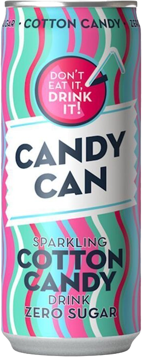 Candy Can Cotton Candy (1 x 0.33 l)