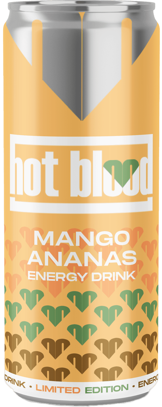 Hot Blood Energy Mango-Ananas (1 x 0.25 l)