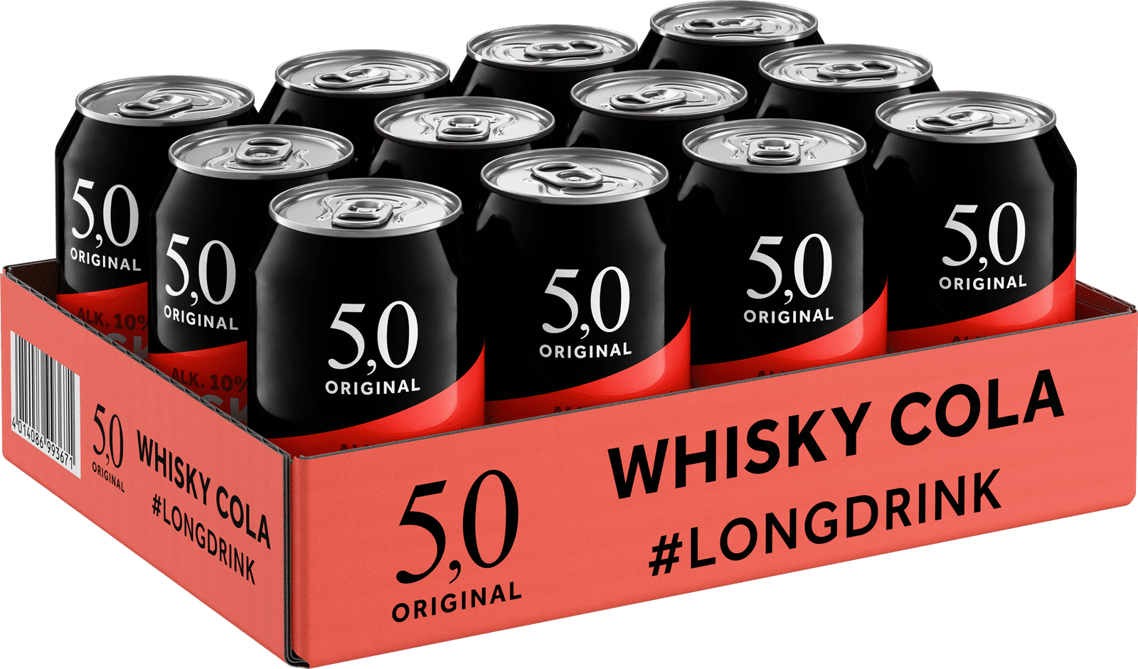 5,0 Original Whisky Cola (12 x 0.33 l)
