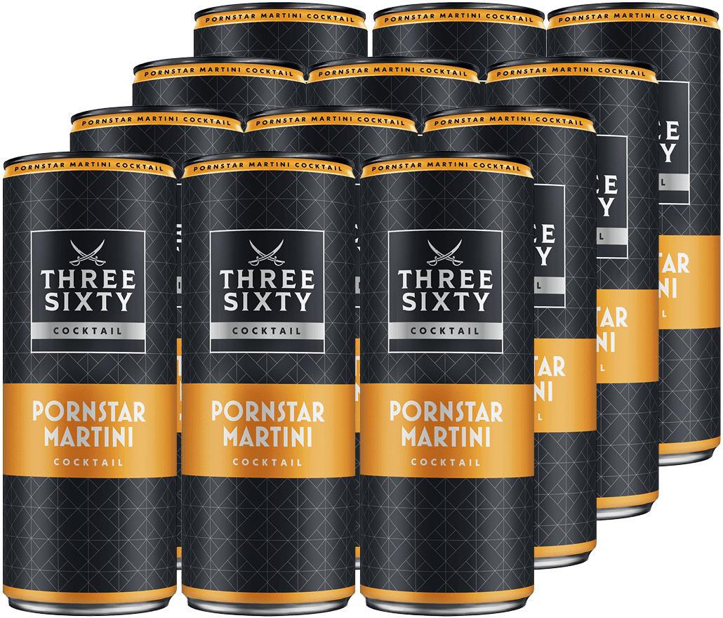 Three Sixty Vodka Pornstar Martini (12 x 0.25 l)