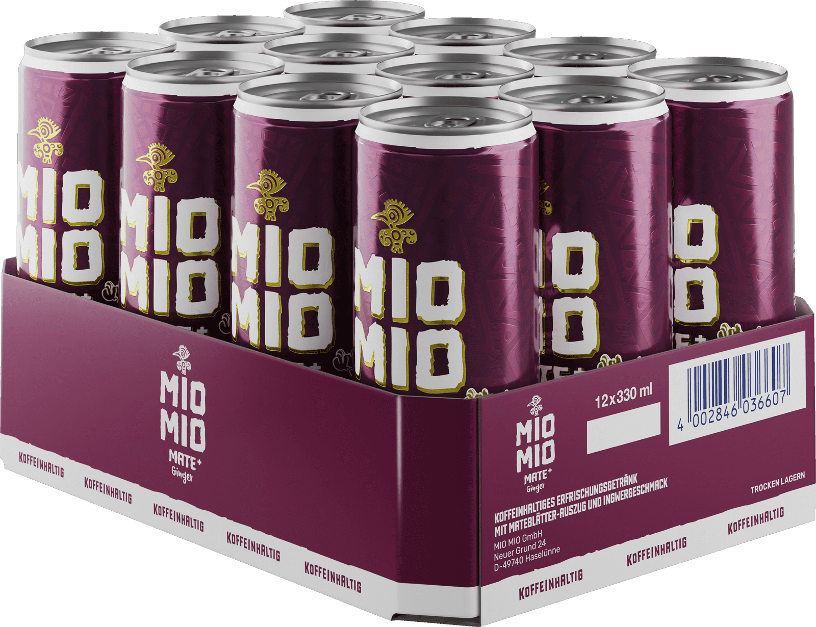Mio Mio Mate Ginger (12 x 0.33 l)