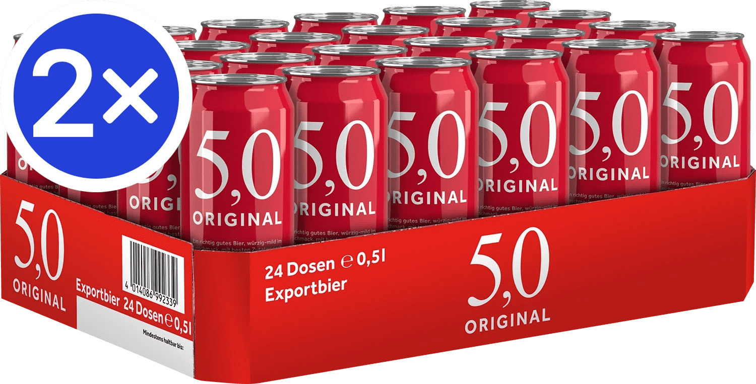 5,0 Original Export (48 x 0.5 l)