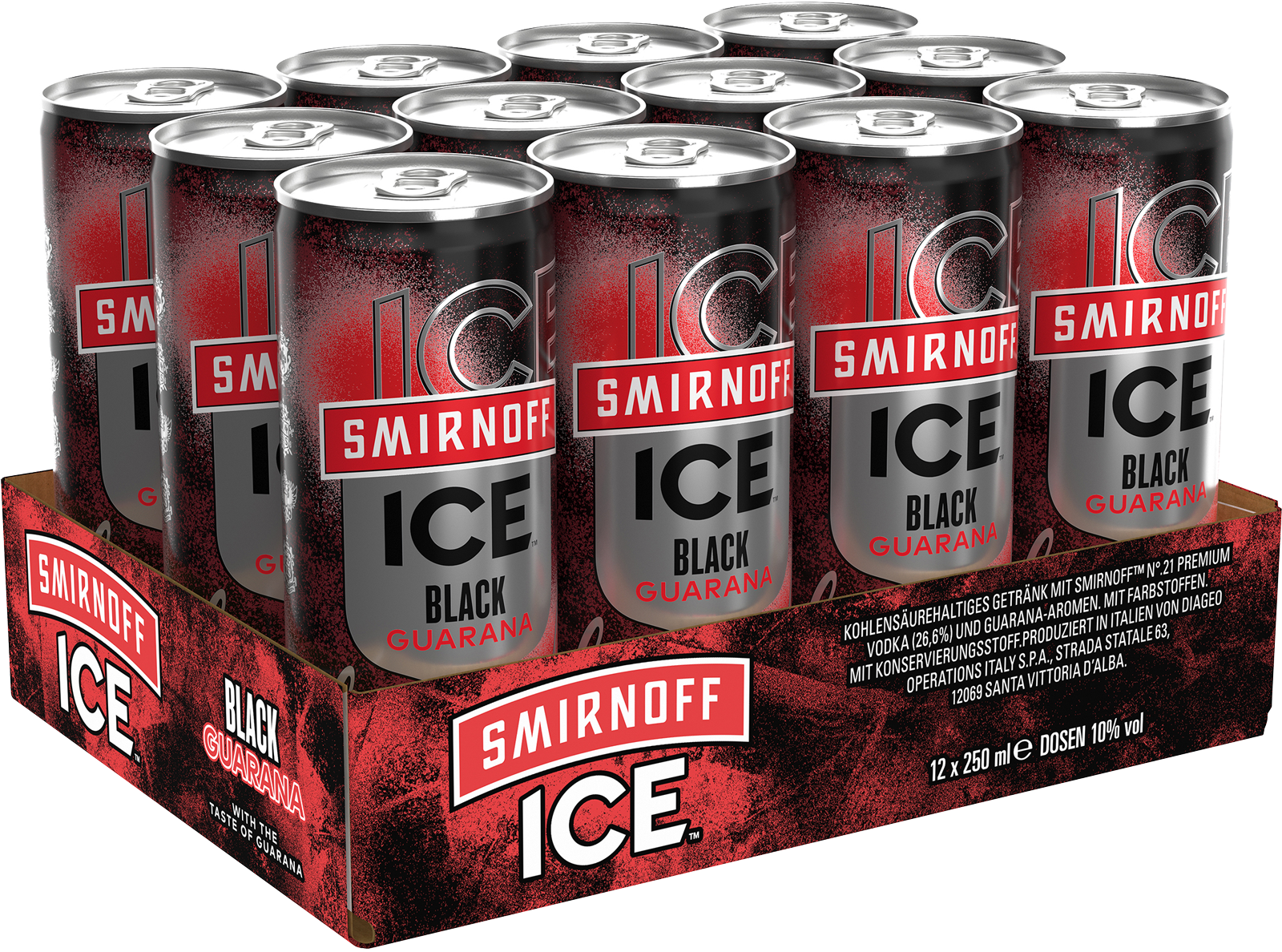 Smirnoff Ice Black Guarana (12 x 0.25 l)