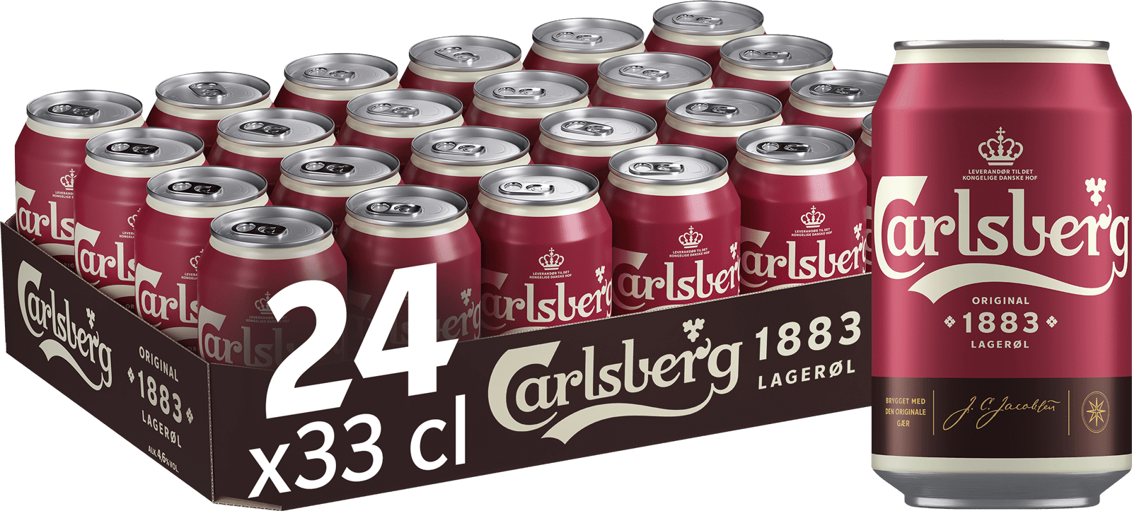 Carlsberg 1883 Lager (24 x 0.33 l)
