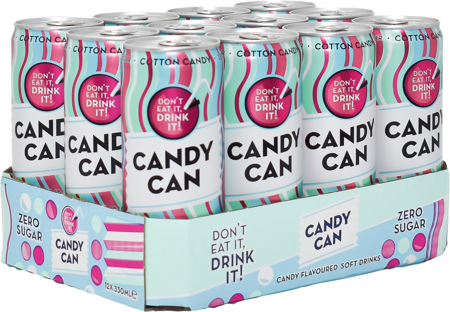 Candy Can Cotton Candy (12 x 0.33 l)