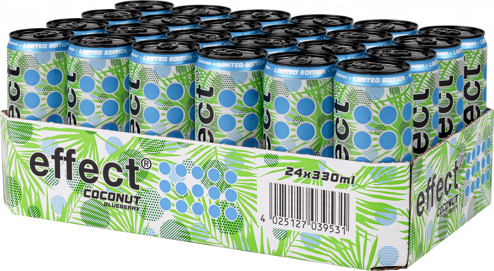 effect Flavoured Energy Coconut Blueberry (24 x 0.33 l)