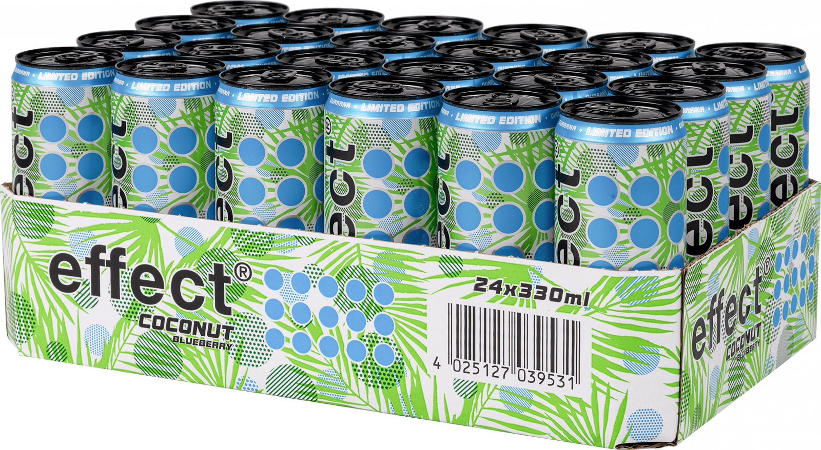 effect Flavoured Energy Coconut Blueberry effect Flavoured Energy Coconut Blueberry (24 x 0.33 l)