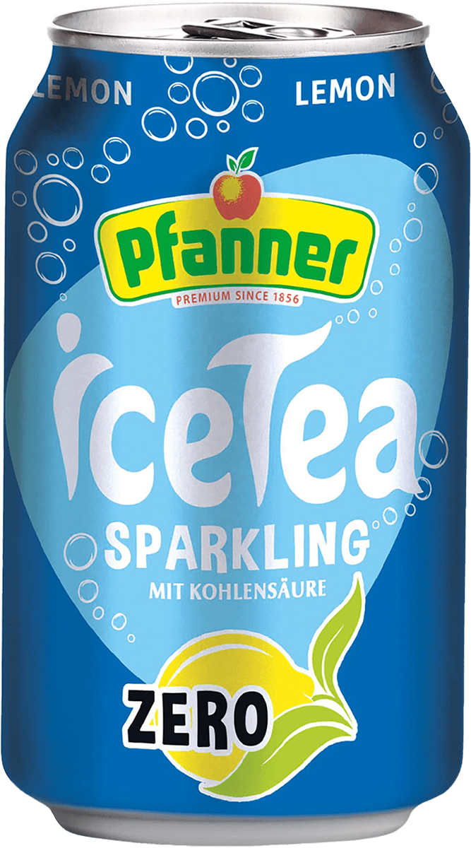 Pfanner Eistee Lemon Zero Sparkling (1 x 0.33 l)