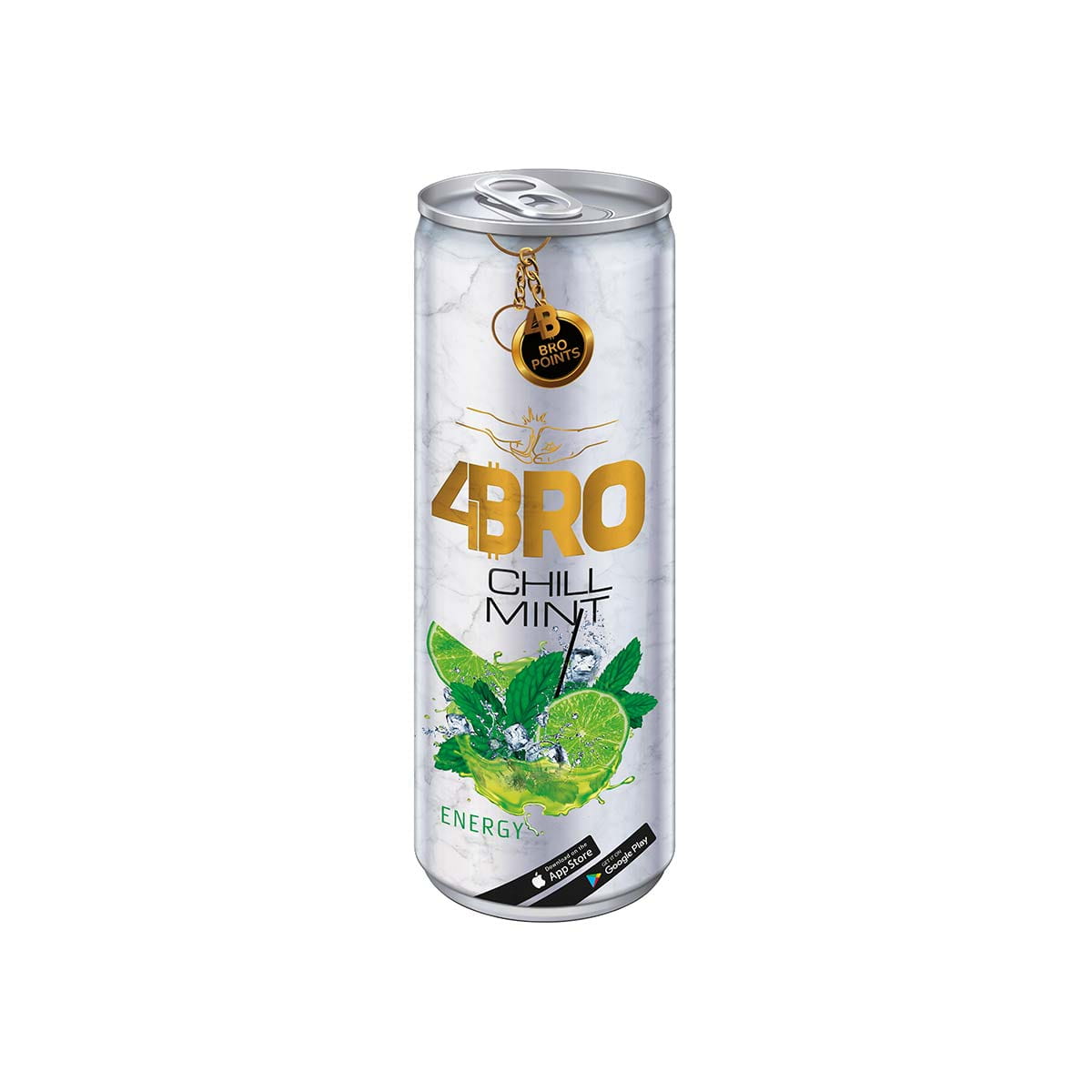 4BRO Energy Chill Mint (1 x 0.25 l)