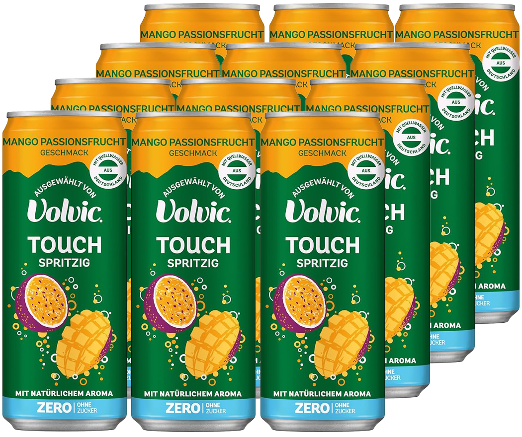Volvic Touch Mango Passionfrucht Geschmack (12 x 0.33 l)