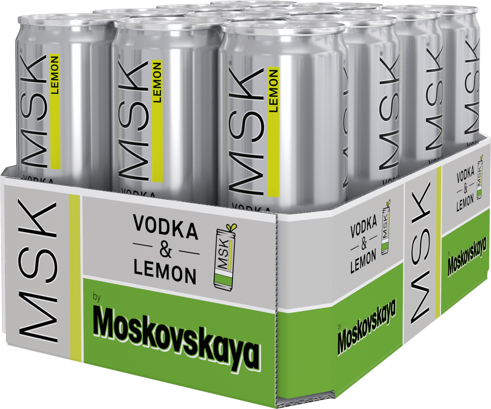 MSK Moskovskaya & Lemon (12 x 0.33 l)