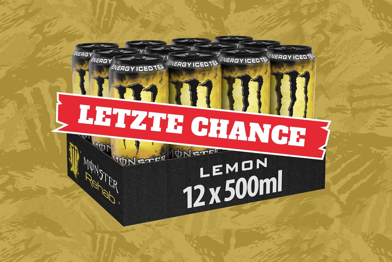 Eilmeldung: Monster Rehab Iced Tea & Lemonade - Nur noch begrenzte Verfügbarkeit!