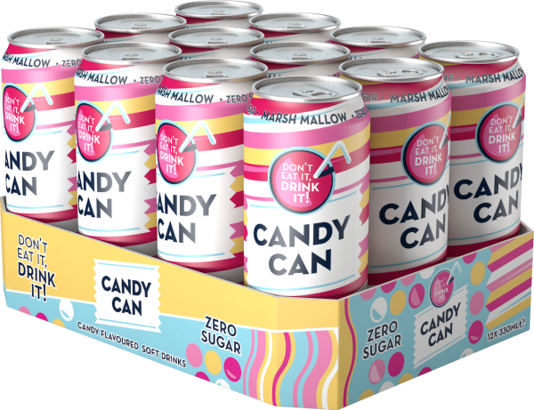 Candy Can Marshmallow Candy Can Marshmallow (12 x 0.33 l)