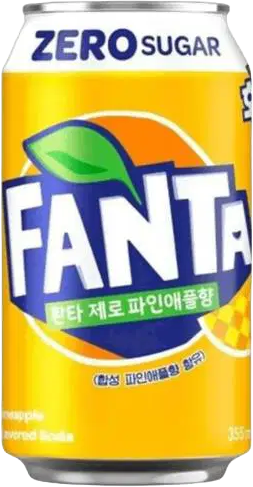 Fanta Zero Pineapple Import (1 x 0.355 l)