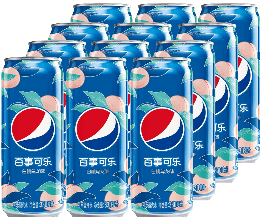 Pepsi Peach Oolong Import (12 x 0.33 l)