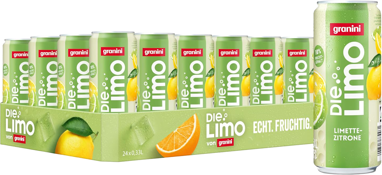 Granini Die Limo Limette-Zitrone (24 x 0.33 l)