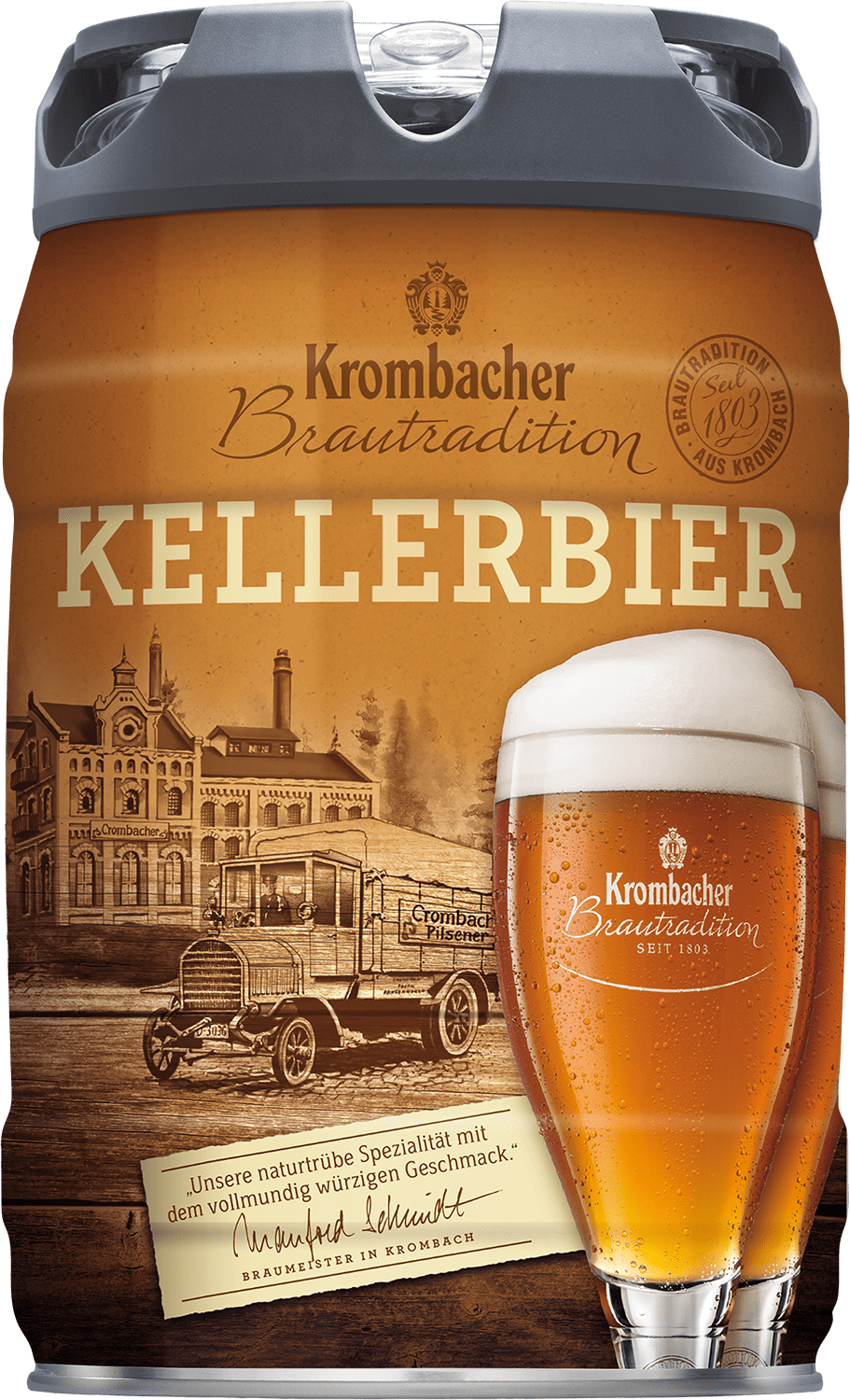 Krombacher Kellerbier Frische-Fass (1 x 5.0 l)