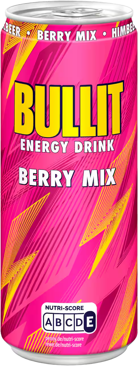 Bullit Energydrink Fruity Taste Berry Mix Bullit Energydrink Fruity Taste Berry Mix (1 x 0.33 l)
