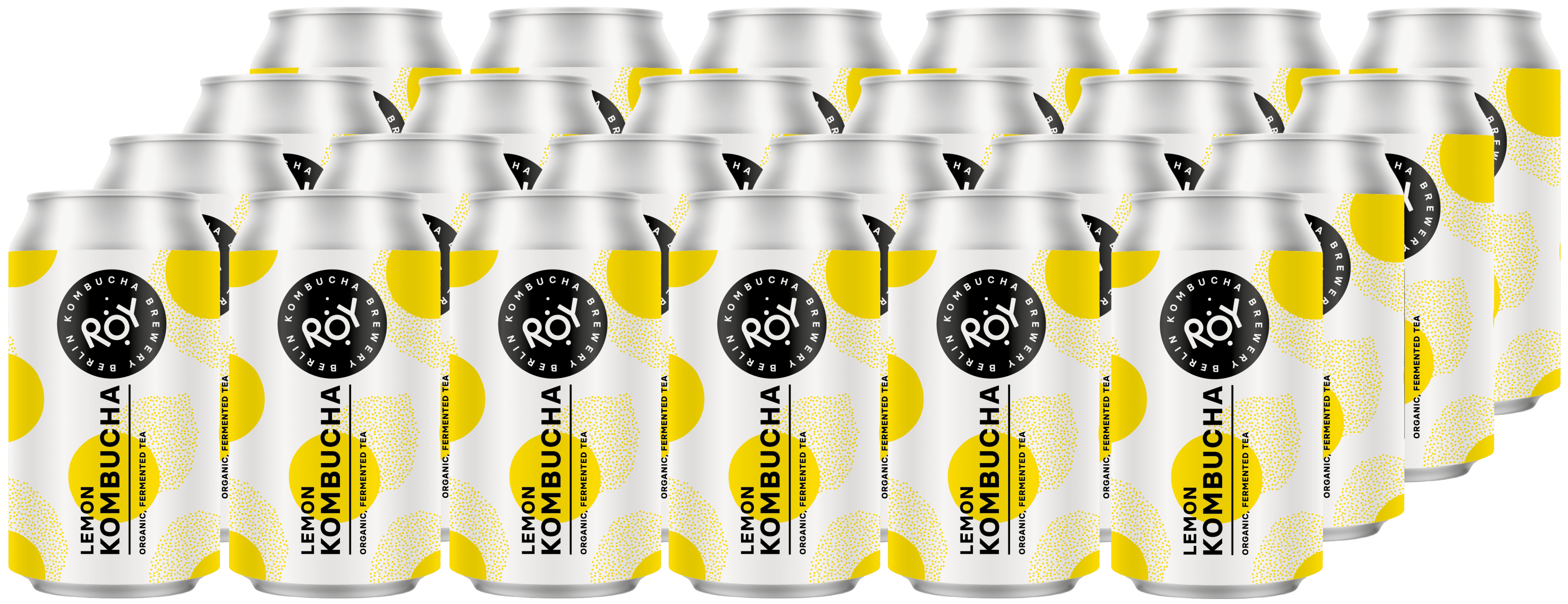 Roy Kombucha Lemon (24 x 0.33 l)