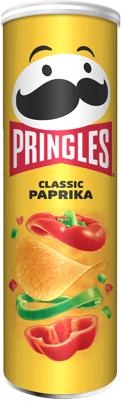 Pringles Classic Paprika Chips (1 x 0.185 kg)