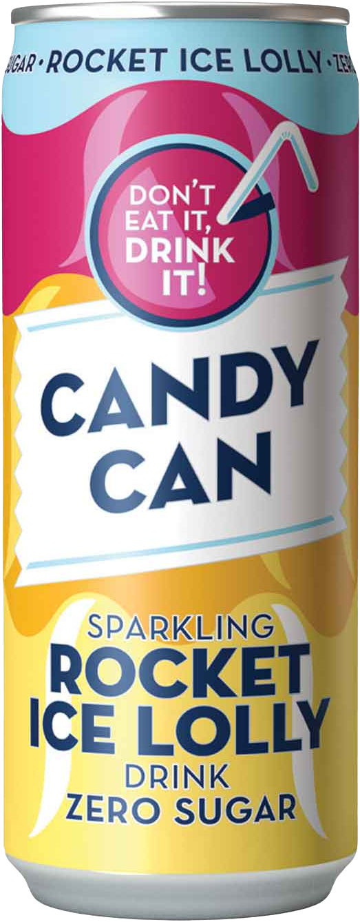 Candy Can Rocket Ice Lolly (1 x 0.33 l)