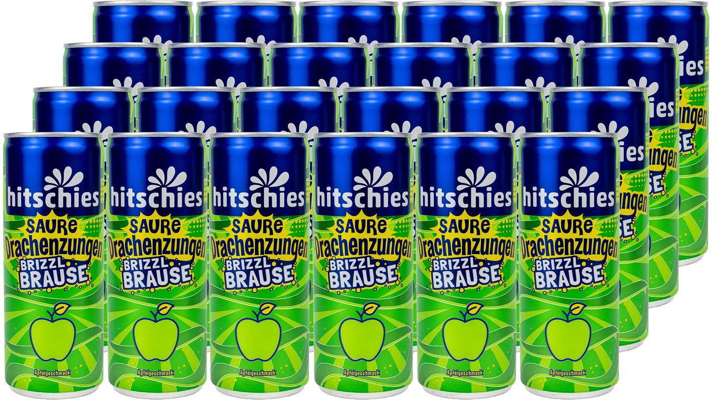 Hitschies Saure Drachenzungen Brizzl Brause Apfel (24 x 0.25 l)