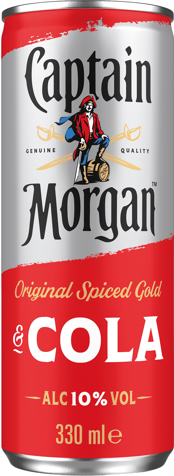 Captain Morgan Spiced & Cola (1 x 0.33 l)