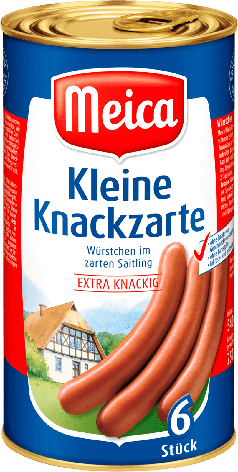 Meica Kleine Knackzarte Würstchen 6 Stk. (1 x 5.4 kg)