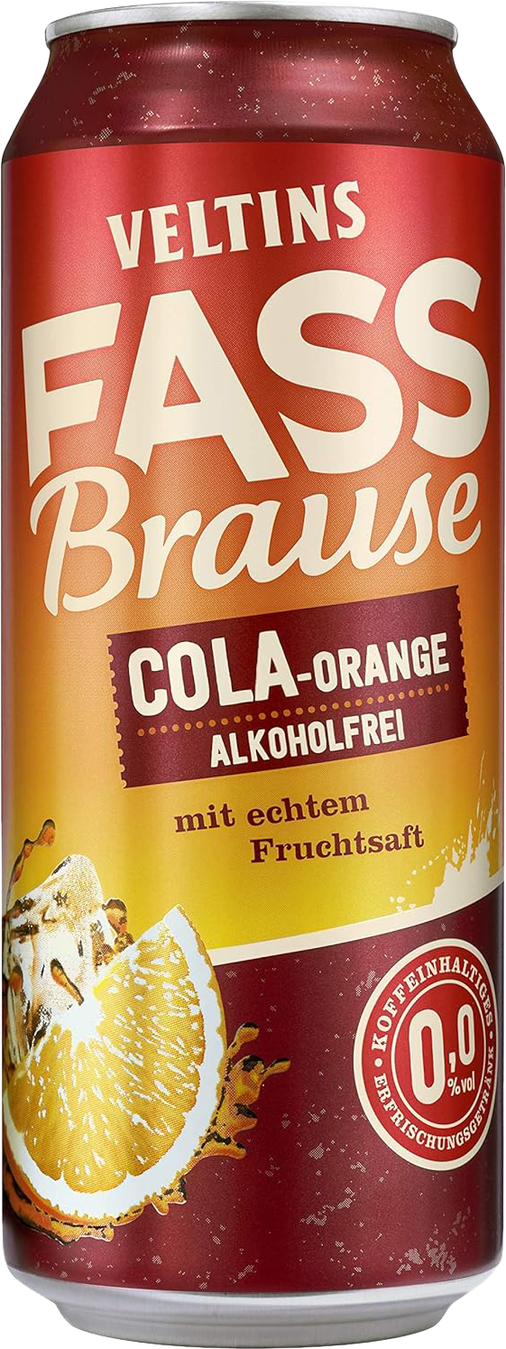 Veltins Fassbrause Cola-Orange Veltins Fassbrause Cola-Orange (1 x 0.5 l)