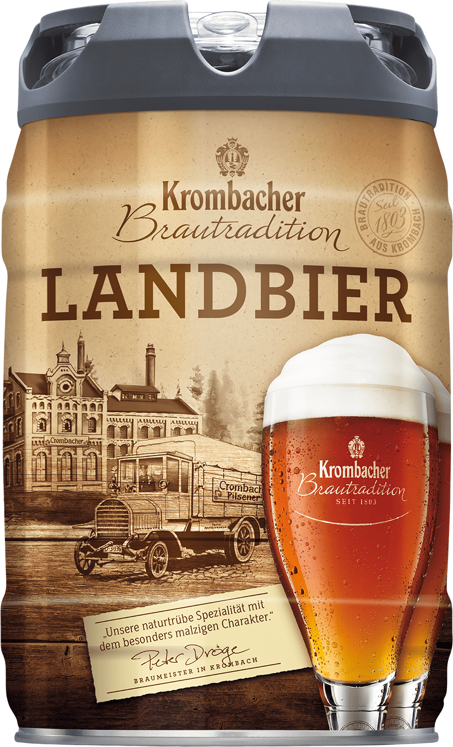 Krombacher Landbier Frische-Fass (1 x 5.0 l)