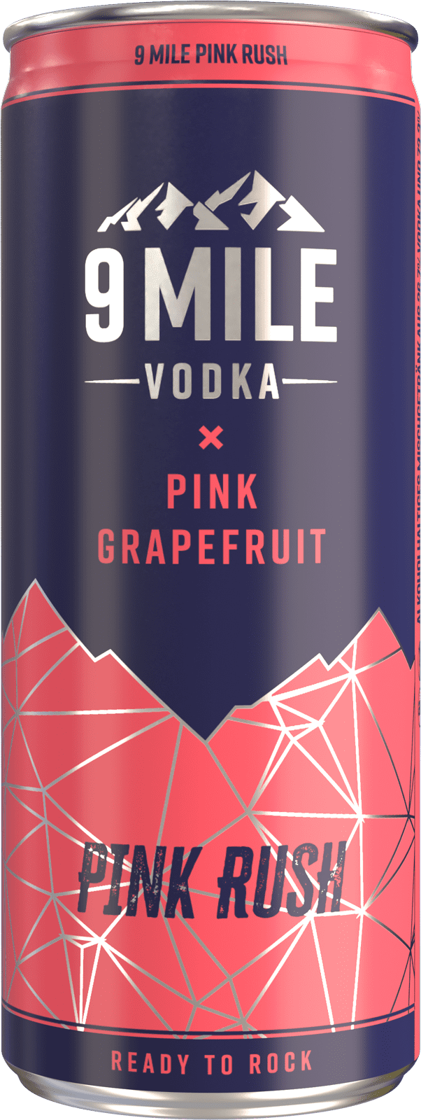 9 Mile Vodka Pink Rush (1 x 0.33 l)