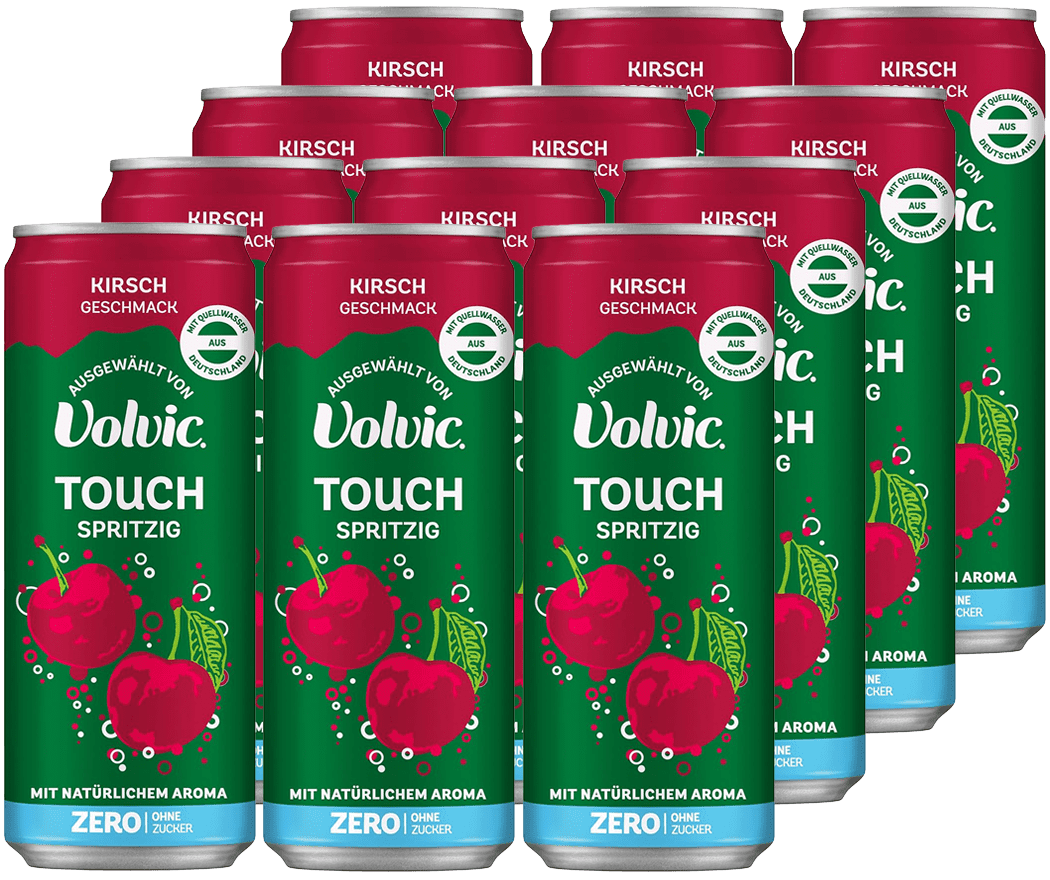 Volvic Touch Kirsch Geschmack (12 x 0.33 l)