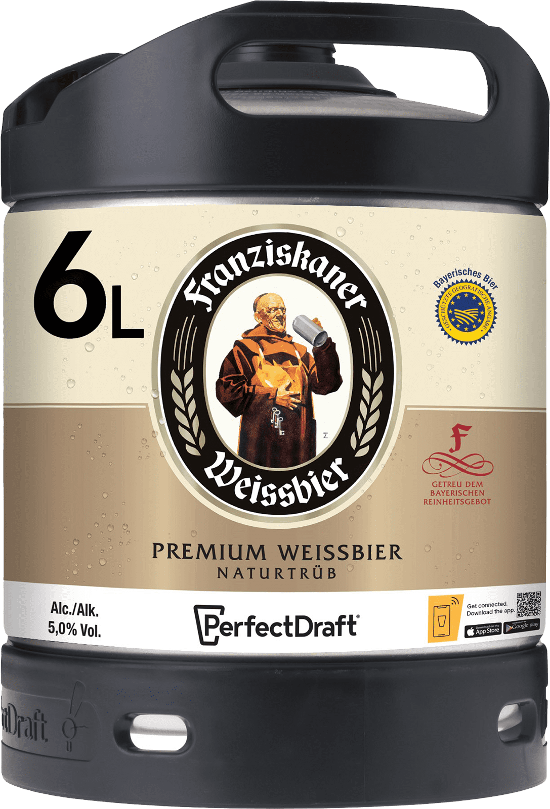 Franziskaner Weißbier Perfect Draft (1 x 6.0 l)