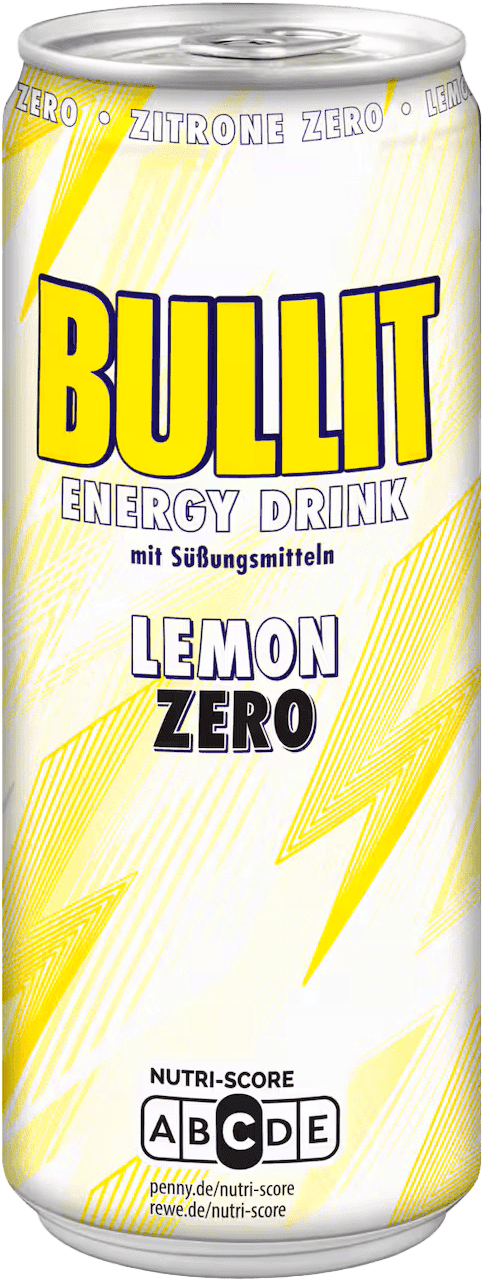 Bullit Energy Drink Lemon Zero (1 x 0.33 l)