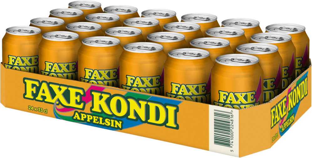 Faxe Kondi Appelsin (24 x 0.33 l)