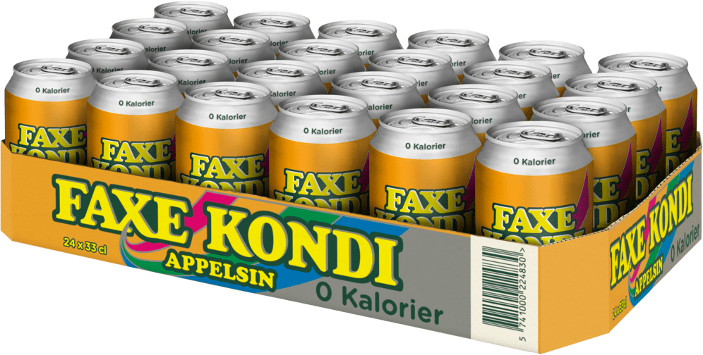 Faxe Kondi Appelsin 0 Kalorien (24 x 0.33 l)